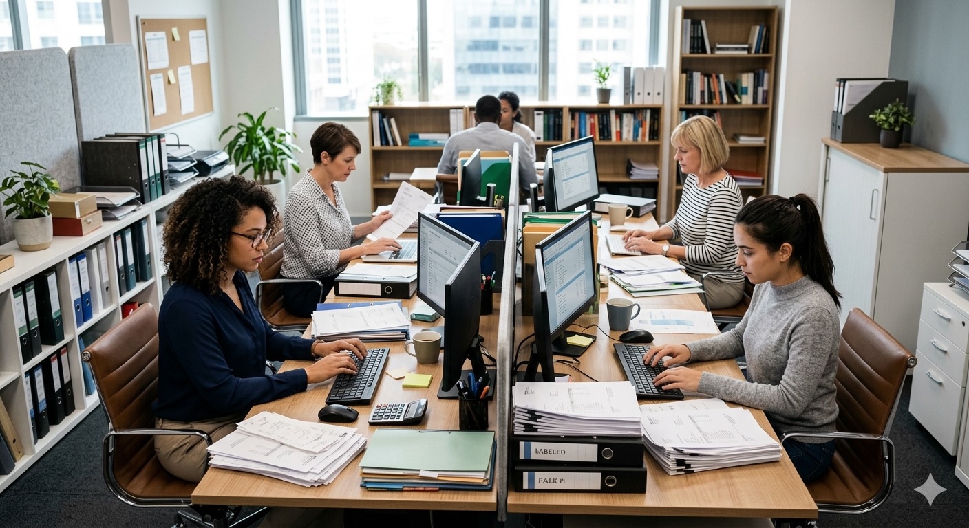 Accounting firm client invoice automation dashboard