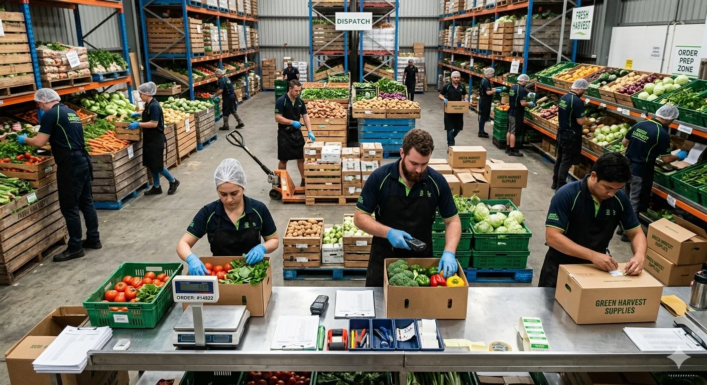 Vegetable and fresh produce supplier invoice automation
